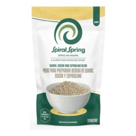 Alga Spirulina Maxima + Quinoa + Cacao 2 Bolsas De 200grs C/u