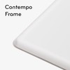 U Brands Contempo Magnetic Dry Erase Board White Board, 11"