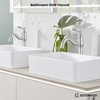 gotonovo Single Handle Vessel Sink Faucet 360° Swivel Bathroom Faucet