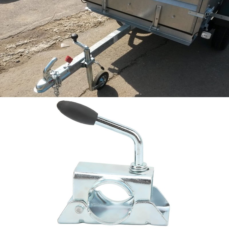 KIMISS Jack Clamp Trailer Pipe Clamp Trailer Jack Wheel Clamp