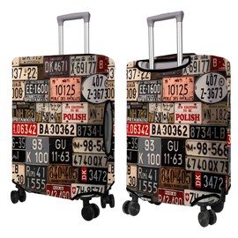 PtRug Travel Luggage Cover Suitcase Protector Fits 18-32 Inch Wheel Covers PatternedTravel Related Items Flower Luggage Protector Elastic L