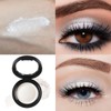 White Eyeshadow Single,Pressed Fine Powder Eyeshadow, High Shimmer Pearl Shadow