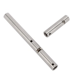 Ar60 Beef Tubes Axial Bomber Rr10 Axles Silver Rear Axles Bushing with Sleeve Fit for Wraith Rr10 90048 90053 1 10 Rc Axial Car