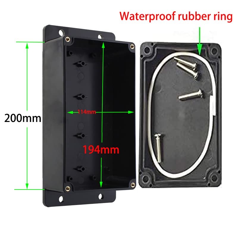 Vonvoff Power Junction Box, IP65 Dustproof Waterproof ABS Plastic Electronic