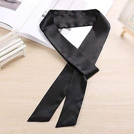 Txuolin Black Satin Ribbon Long Sash Belt for Wedding Dress, Bridal Waist, Robe Replacement, Special Occasion Clothing Accessories for Women Girls