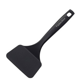Shimomura Kogyo Verdun Black VB-207 Nylon Tamagoyaki Turner, Antibacterial, Dishwasher Safe, Made in Japan (Tsubamesanjo, Niigata)