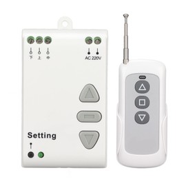 AC  Motor Remote Control Switch High Sensitivity Low Power RF 2CH Wireless Remote Switch for Electric Doors Windows