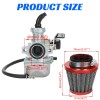 YOXUFA PZ22 Carburetor 22 mm Carb Throttle Cable Grip for