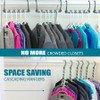 Wonder Hanger Max 10-Pack Space Saving Hangers, Reinforced Hooks Swivels