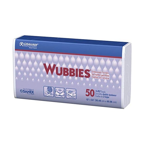 Graham Wubbies Towels 50/Pk (Pack of 6)