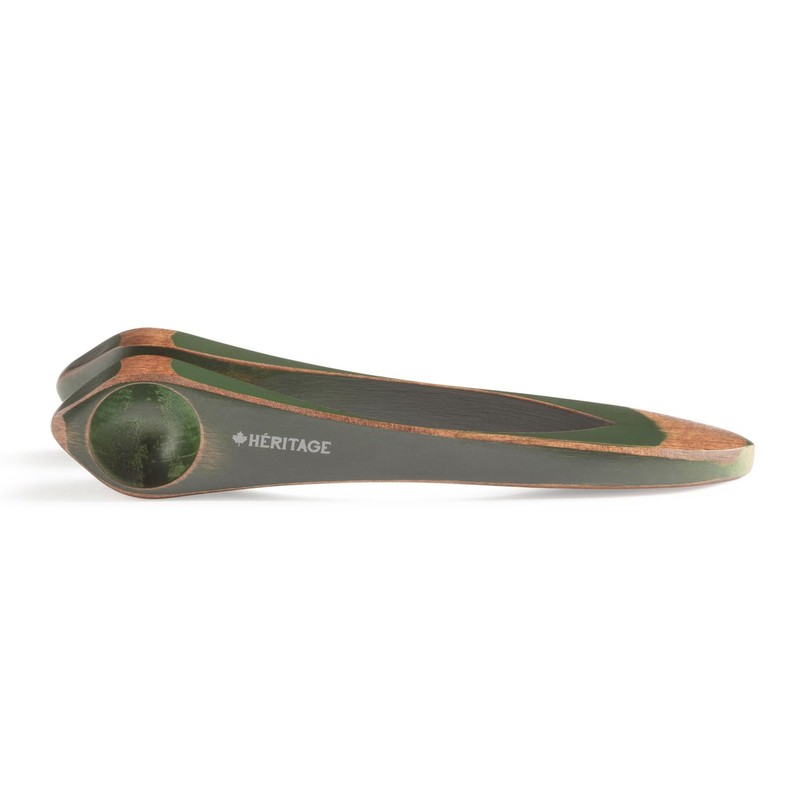 Heritage Musical Spoons Small Green Musical Spoon with Keepdrum Microfibre