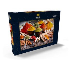 MyPuzzle A Variety of Spices and Herbs on the Kitchen Table - Premium 1000 Piece Puzzle - MyPuzzle Special Collection by Puzzle Galaxy