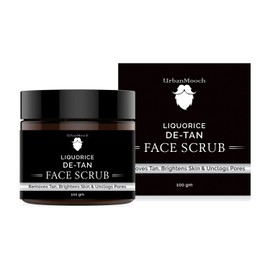 UrbanMooch De-Tan Face Scrub,Tan Removal Body Scrub For Healthy & Glowing Skin,100Gm