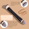5 Piezas Brochas de Maquillaje de Doble Punta, Set Profesional