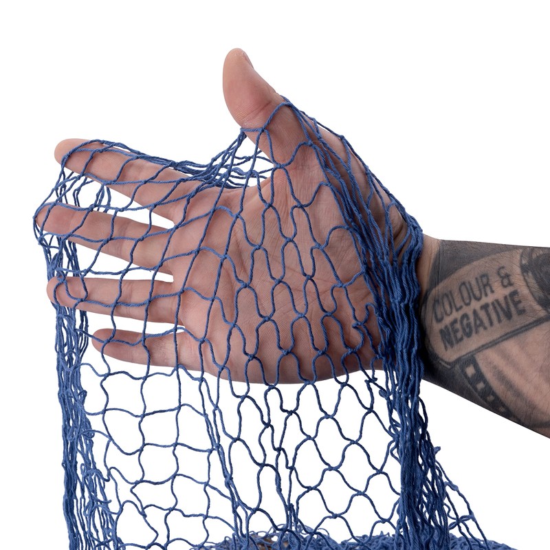 NKlaus Decorative Fishing Net 340 x 340 cm Blue with