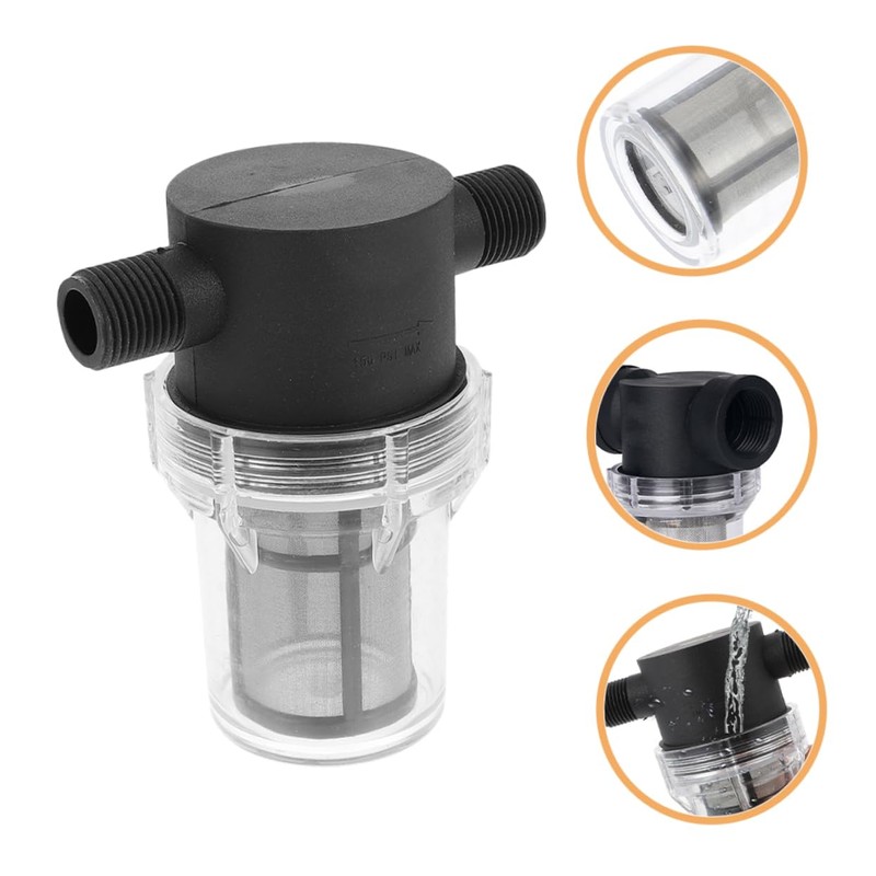 jojofuny 4pcs Rv Water Filter in-line Mesh Strainer for Water
