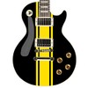 Wide Custom Racing Stripe Decal Stickers for Guitars & Basses.