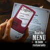 IF IF Light Up Menu Magnifier-Wine, Burgundy, One Size