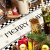 Aitsit Christmas Table Runner, 40 x 180 cm Washable Winter