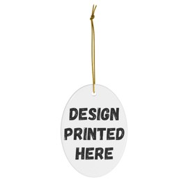 World's Best Land Surveyor Nutritional Facts Gifts 2024 Christmas Tree Ornaments Oval Ceramics Hanging Decorations