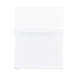 Office Depot® Brand Magnetic Storage Pouches, 8-1/2" x 11", Clear, Pack Of 6 Pouches