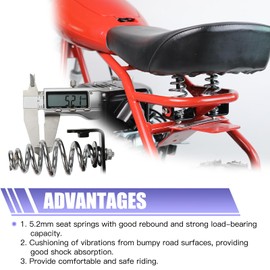 CILOYU Mini Bike Seat Suspension Spring Kit Replacement for Coleman Mini Bike CT200U-EX 196cc 6.5HP Hisun HS200-3 Powersports Minibike Accessories Parts