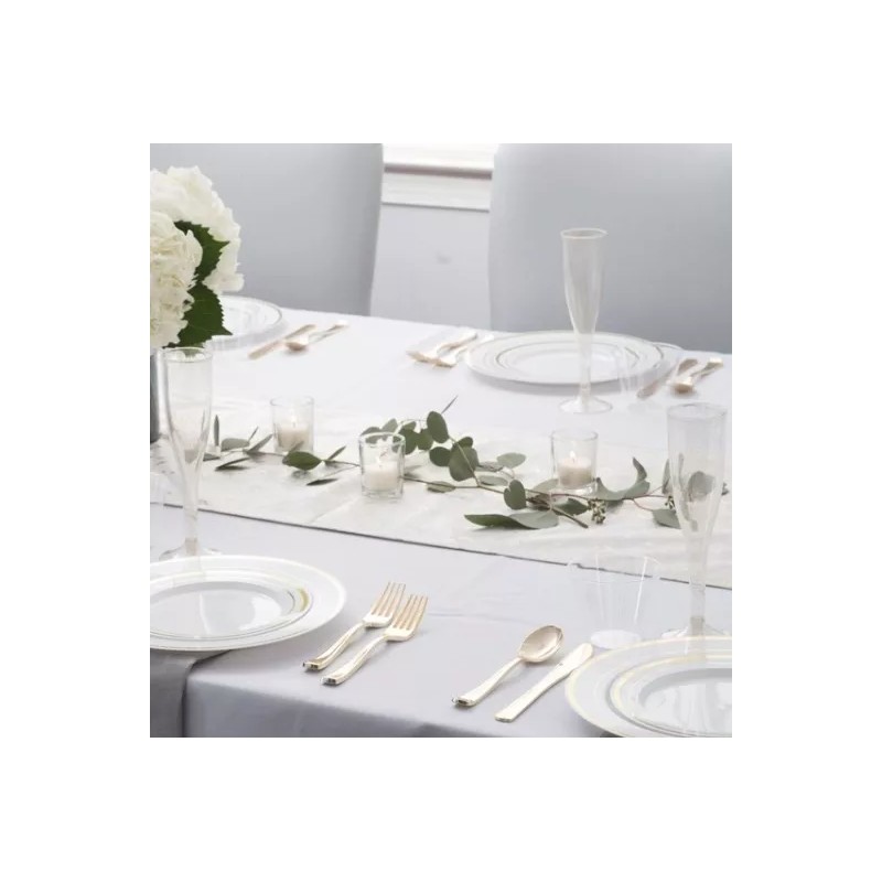 BAIXIBT-127 50 Vasos Desechables De Plástico Tipo Cristal Premium, 9