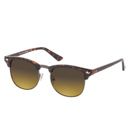Eagle Eyes Palmer Polarized Sunglasses - Semi Rimless Frame - Tortoise