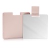 Huakaile Shatterproof Stainless Steel Compact Mirror for Purses, Unbreakable Mirror