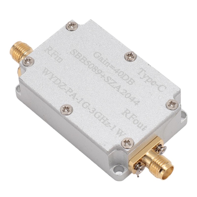 RF Power Amplifier 1G to 3GHz 40dB High Gain 1W