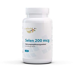 Vitaworld Selenium 200 mcg, 200 μg Selenium per Capsule, Vegan, 100 Capsules