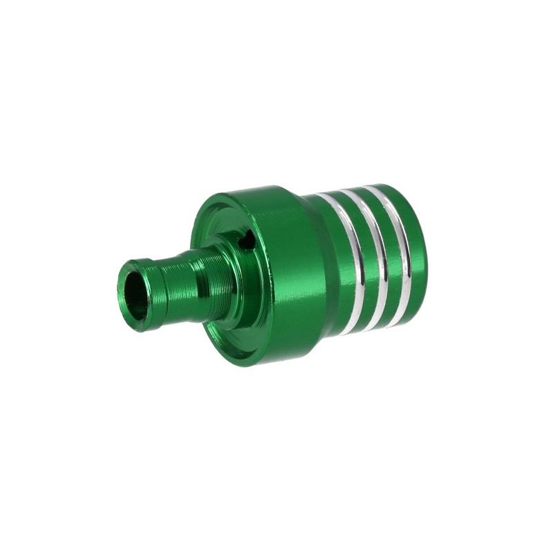 Fuel Cap with Bleed Valve Green/Chrome - for Simson S50,