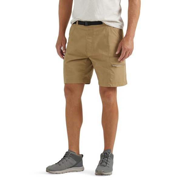 ATG by Wrangler Men's Relaxed Fit Belted Canyon Cliff Shorts,
