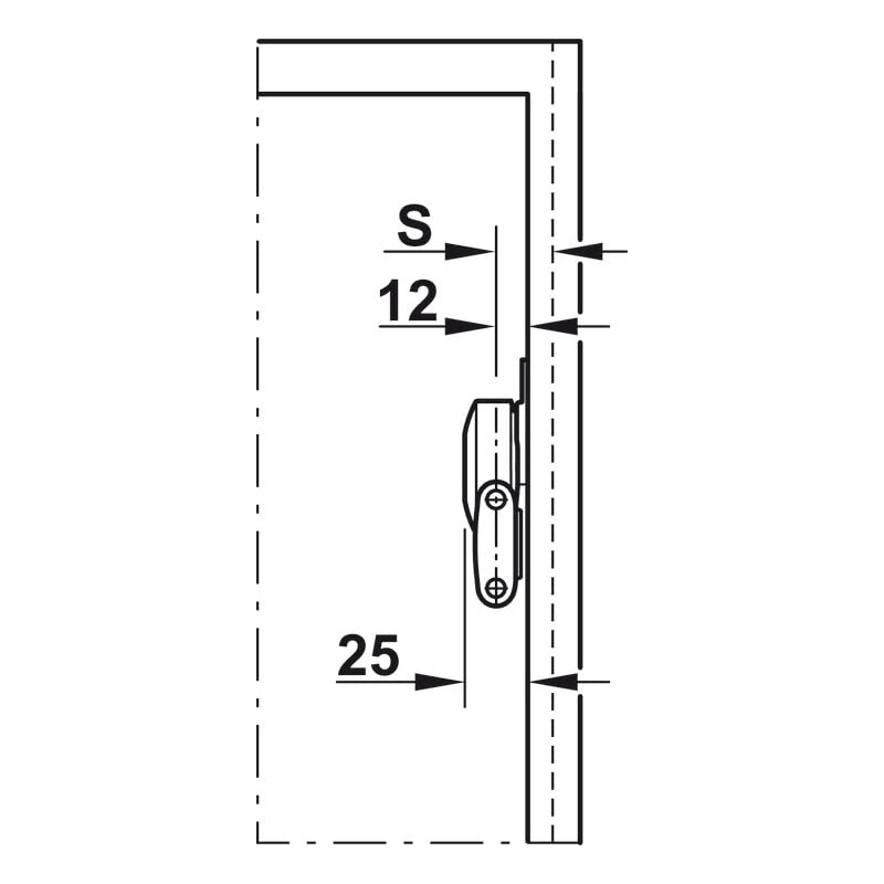 Flap Stay Hamper Kit, For Slanted Laundry Hamper, With adjustable