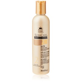 KeraCare Natural Textures Hair Milk 8 oz - With Shea Butter, Cocoa Butter, Jojoba, & Almond Oils - Amla & Shikakai Ayurvedic Botanicals - Nourish & Define Natural Curls