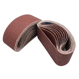 18 PCS 2-1/2 x 16 Inch Belt Sander Sanding Belts, 80 Grit Aluminum Oxide Abrasive Belt for 2.5x16 Belt Sander (2.5x16in,80 Grit)