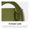 Coach Top Handle Card Case, Dark Lime