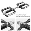Rock BROS Mountain Bike Pedals Flat Bicycle MTB Pedals 9/16