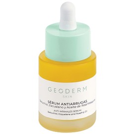 GEODERM SKIN Natural Anti-Wrinkle Serum - Corrects Wrinkles, Nourishes & Repairs With Bakuchiol, Ephenol & Husky Rose - For All Skin Types - 30ml