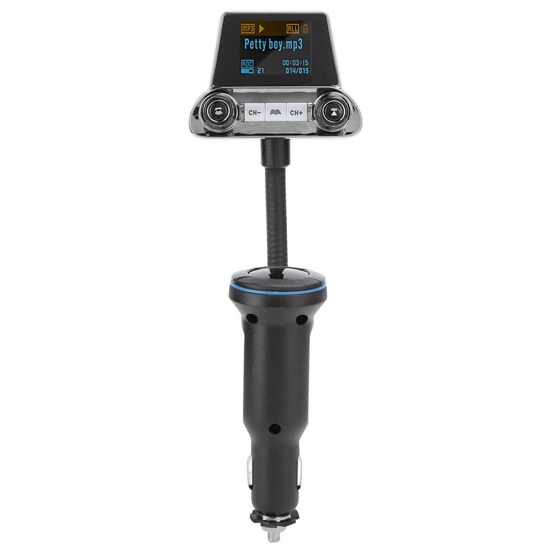 BT14 Bluetooth 5.0 FM Transmitter QC3.0 USB Charger OneKey Handsfree