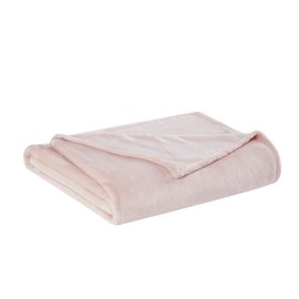 Truly Soft Velvet Plush Twin XL Blanket in Blush
