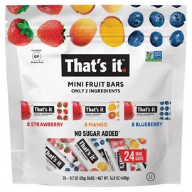 That’s it. That's it Mini Fruit Bars, 24-count