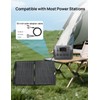 ECO-WORTHY 100W Portable Solar Panel, Foldable Solar Charger 12BB for