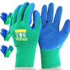 GRÜNTEK 4 Pairs of Protective Thermal Winter Gardening Work Gloves