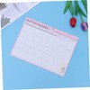 DIYEAH 20 Hojas planificador mensual calendars bloc de programación semanal