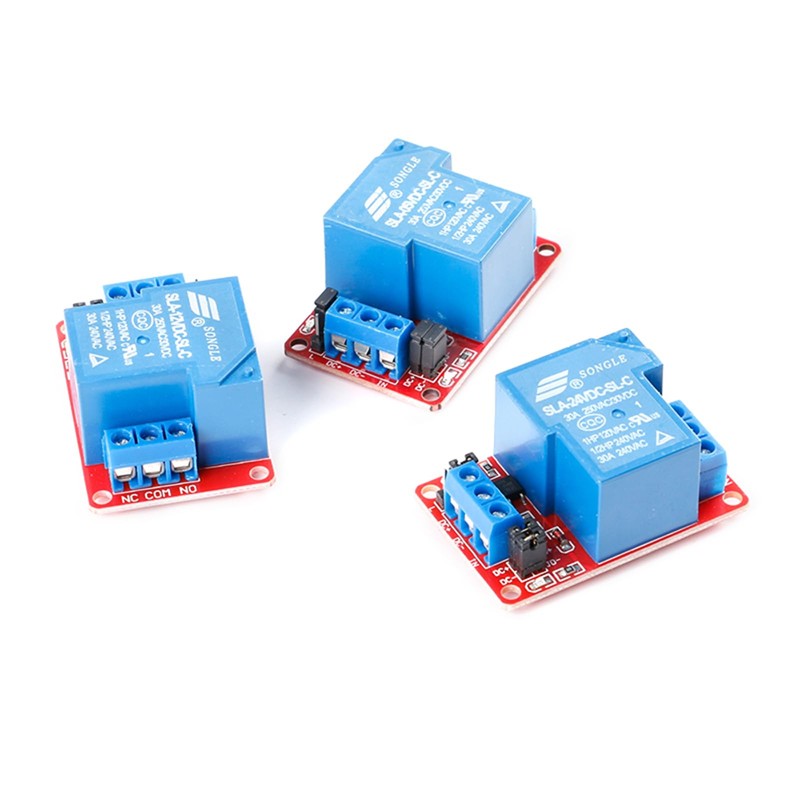 2Pcs 24V 30A Single Channel Relay Module for Arduino -