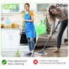 Mop Handle Compatible with Swiffer, Green Extra Long Detachable Mop