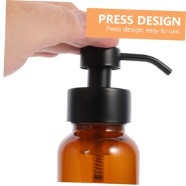 ULTECHNOVO 8oz Hand Press Soap Dispenser Refillable Pump Bottle for Liquid Soap Lotion Kitchen and Bathroom Accessory for Easy Use and Convenient Dispensing