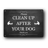 A5 Please Clean Up After Your Dog Sign - 3mm