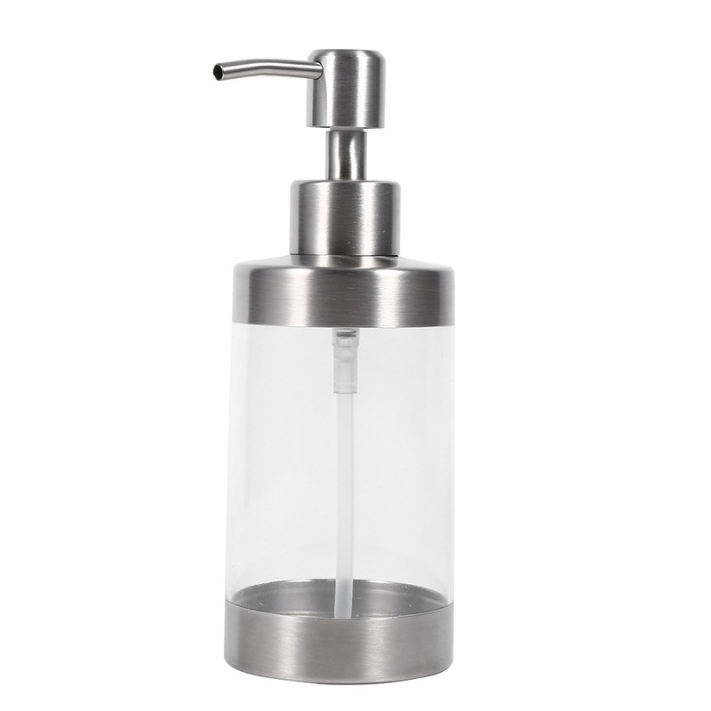 1PC 350ml Soap Dispenser Countertop Pump Lotion Bottle 304 Stainless